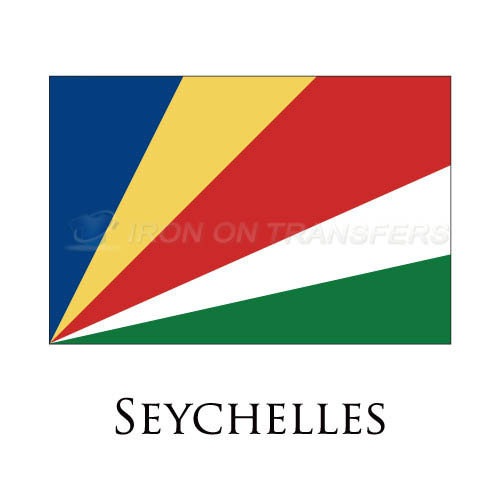 Seychelles flag Iron-on Stickers (Heat Transfers)NO.1979